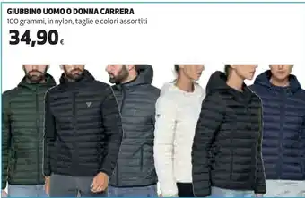 Coop Carrera Giubbino Uomo O Donna offerta
