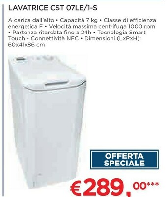 Coop Lavatrice CST 07LE/1-S offerta