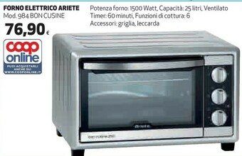 Coop Ariete Forno Elettrico offerta