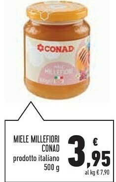 Conad Conad - Miele Millefiori 500 G(ml) offerta