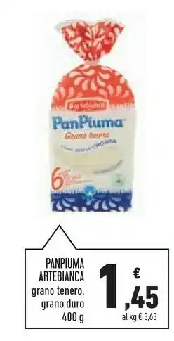 Artebianca Pan Piuma Grano Duro 400 G(ml)