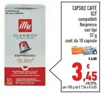 Conad Illy Capsule Caffe offerta
