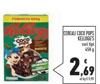 Conad Kellogg's Cereali Coco Pops offerta