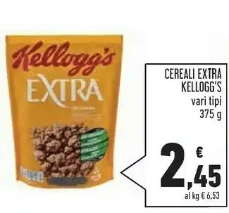 Conad Kelloggs Kellogg's Cereali Extra offerta