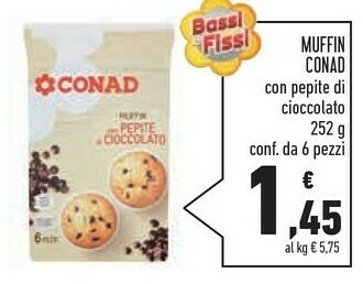 Conad Conad Muffin offerta