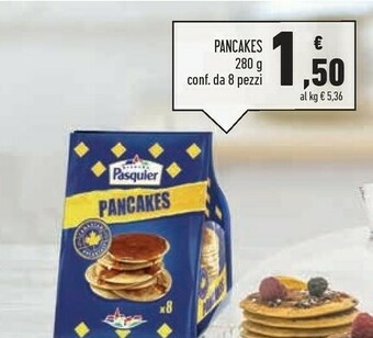 Conad Pasquier - Pancakes 280 G(ml) offerta