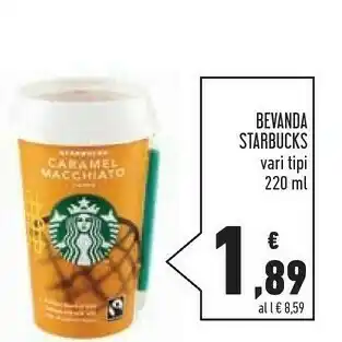 Conad Starbucks Bevanda offerta