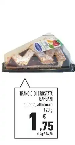 Conad Gargani Trancio Di Crostata Ciliegia 120g offerta