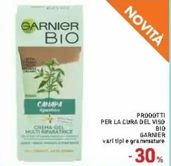 Spazio Conad -30% Garnier Prodotti Per La Cura Del Viso Bio offerta