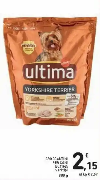 Spazio Conad Ultima Croccantini per Cani 800g offerta
