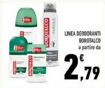 Conad LINEA DEODORANTI BOROTALCO offerta