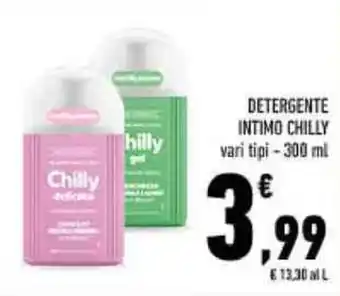Conad DETERGENTE INTIMO CHILLY vari tipi -300 ml offerta
