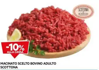 DPiù MACINATO SCELTO BOVINO ADULTO SCOTTONA offerta