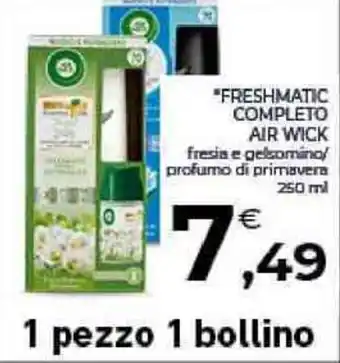 Conad FRESHMATIC COMPLETO AIR WICK 250 ml offerta
