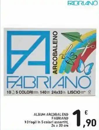 Spazio Conad Fabriano Album Arcobaleno 24x33cm offerta