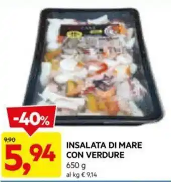 DPiù INSALATA DI MARE CON VERDURE 650 g offerta