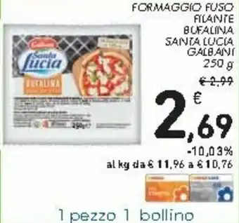 Spazio Conad Galbani Santa Lucia Formaggio Fuso Filante 250g offerta