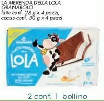 Granarolo La Merenda Della Lola 28g x 4 pezzi, 30g x 4 pezzi