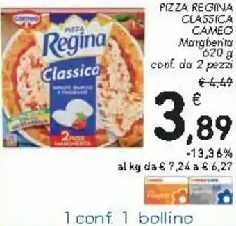 Spazio Conad Cameo Pizza Regina Classico 620g 2 pezzi offerta