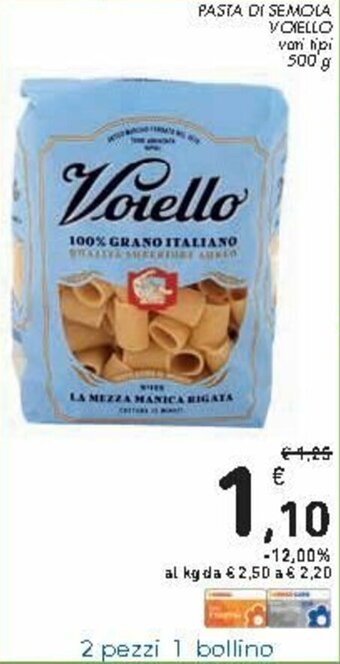 Spazio Conad Voiello Pasta di Semola 500g offerta