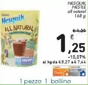 Spazio Conad Nestlé Nesquik 168g offerta