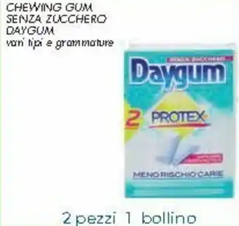 Spazio Conad Daygum Chewing Gum Senza Zucchero offerta