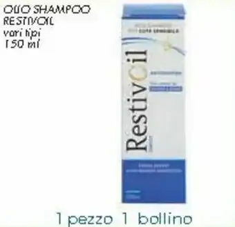 Spazio Conad Restivoil Olio Shampoo 150ml offerta