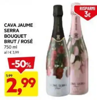 CAVA JAUME SERRA BOUQUET BRUT / ROSÉ 750 ml