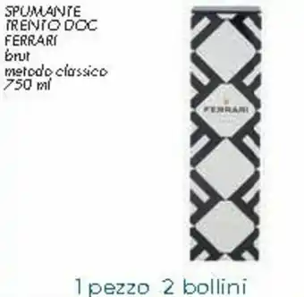 Spazio Conad Ferrari Spumante Trento DOC 750ml offerta