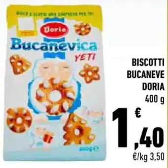 Conad City BISCOTTI BUCANEVE DORIA 400 G offerta