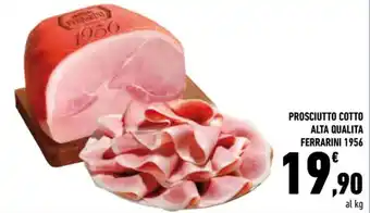 Conad City PROSCIUTTO COTTO ALTA QUALITA FERRARINI 1956 offerta