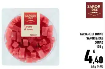 Conad City TARTARE DI TONNO SAPORI&IDEE CONAD 100 G offerta