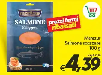 Iper Super Conveniente Marazur Salmone scozzese 100 g offerta