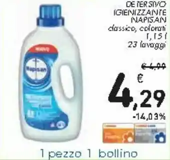 Spazio Conad Napisan Detersivo Igienizzante 1,15l offerta