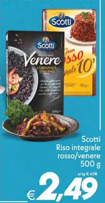 Iper Super Conveniente Scotti Riso integrale rosso/venere 500 g offerta