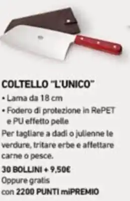 Conad Margherita COLTELLO "L'UNICO" Lama da 18 cm offerta