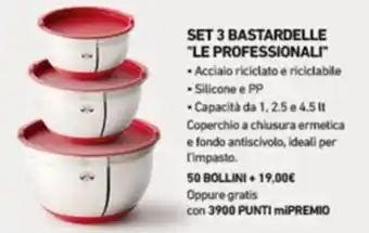 SET 3 BASTARDELLE "LE PROFESSIONALI