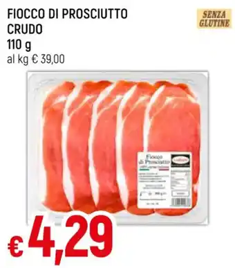 Galassia FIOCCO DI PROSCIUTTO CRUDO 110 g offerta