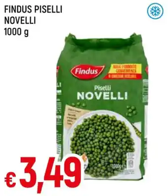 Galassia FINDUS PISELLI NOVELLI 1000 g offerta