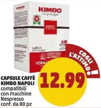 PENNY Kimbo Napoli Capsule Caffè 80pz offerta