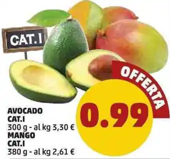 PENNY Avocado Cat.I 300g, Mango Cat.I 380g offerta