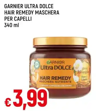 Galassia GARNIER ULTRA DOLCE HAIR REMEDY MASCHERA PER CAPELLI 340 ml offerta