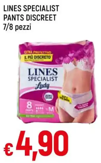 Galassia LINES SPECIALIST PANTS DISCREET 7/8 pezzi offerta