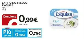 Coop Exquisa Latticino Fresco Cremoso Light 175 G(ml) offerta