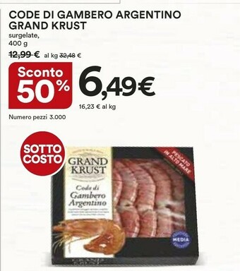 Grand Krust - Code Di Gambero Argentino 400 G(ml)