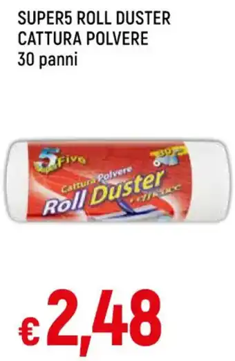 Galassia SUPER5 ROLL DUSTER CATTURA POLVERE 30 panni offerta
