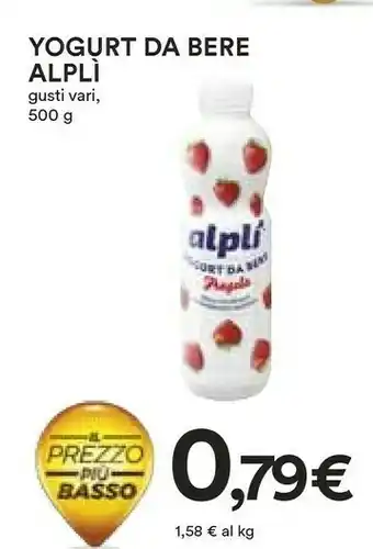 Coop Alplì Yogurt Da Bere Con Fragola offerta