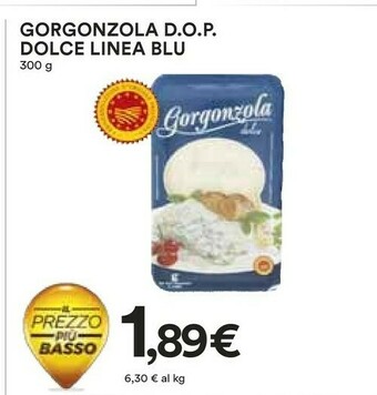 Coop Gorgonzola Dop Dolce Linea Blu offerta