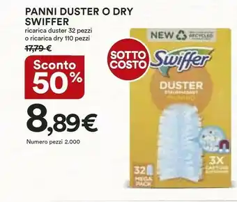 Coop Swiffer Panni Duster O Dry offerta