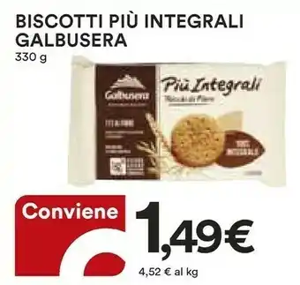 Coop Galbusera Galbusera - Più Integrali Frollino 100% Integrale con Grani Antichi 330 g(ml) offerta
